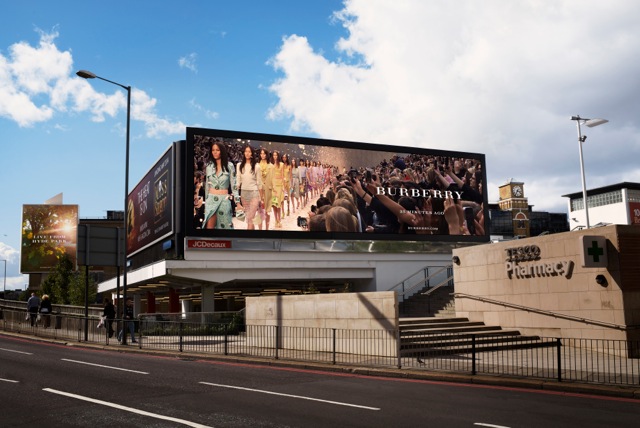 Burberry Prorsum Womenswear Spring_Summer 2014 Show - OOH Activity at Cromwell Road