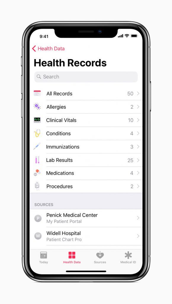 iPhone_X_All_Health_Records_screen_01232018